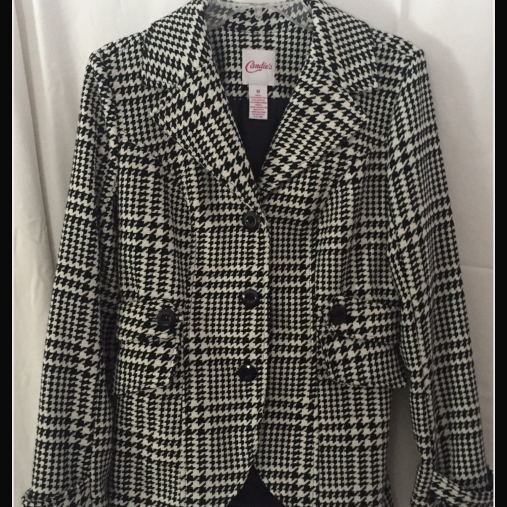 Candie’s Houndstooth Coat